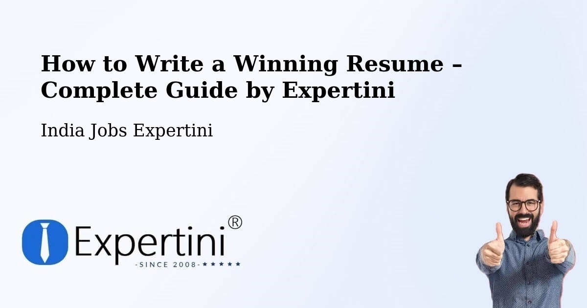 Resume Writing Guide for Job Seekers – Repalle - Repalle, India Jobs Expertini